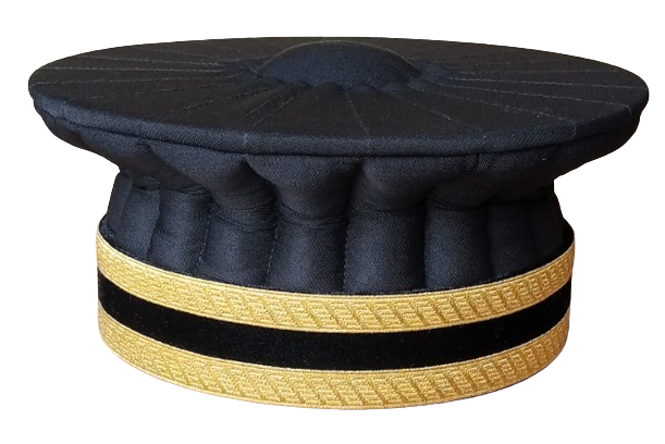 Toque magistrat noire 2 galons ors, M2