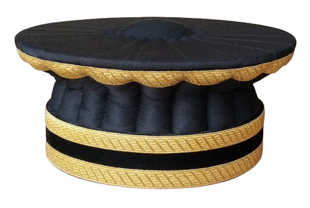Toque magistrat noire 3 galons ors, M2