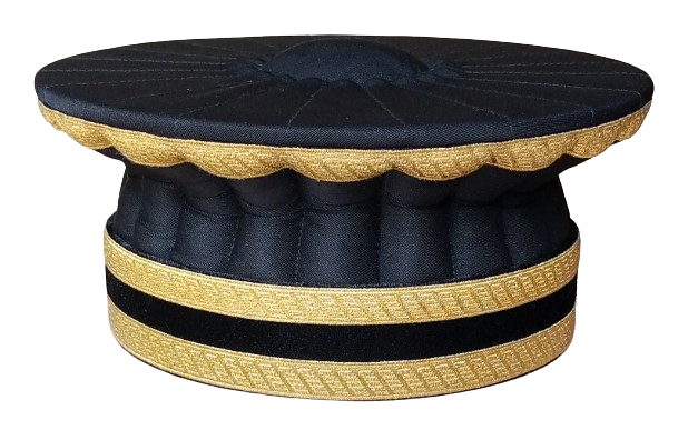 Toque magistrat noire 3 galons ors, M2
