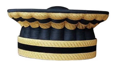 Toque magistrat noire 4 galons ors, M2