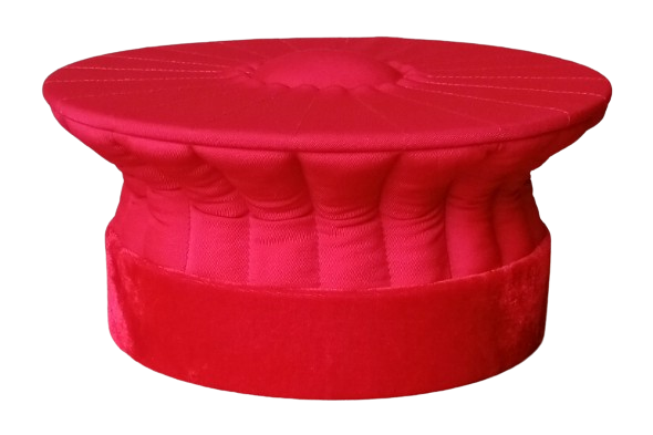 Toque rouge sans galon, M2