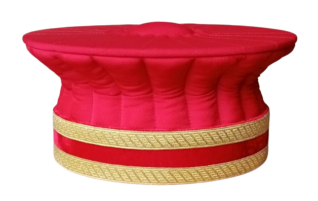 Toque magistrat rouge 2 galons ors, M1