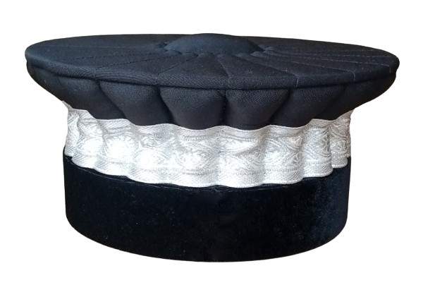 Toque magistrat noire 1 galon argent, M1