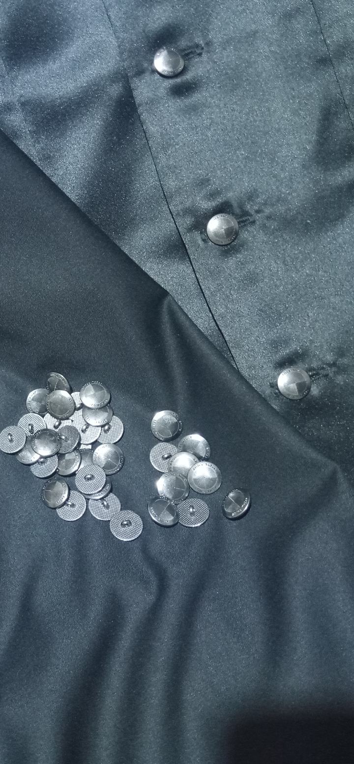 24 Boutons Africa Toges en métal